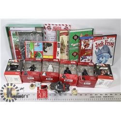 BOX OF STAR WARS DECORATIONS.