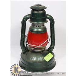 VINTAGE GREEN & RED LANTERN