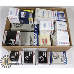 FLAT OF ASSORTED FILTERS