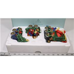 PARTYLITE CHRISTMAS TRAIN SET.