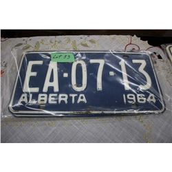 Pair of 1964 License Plates