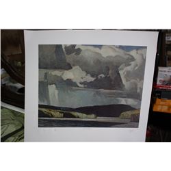 Print - 'Summer Storm' by Alfred Joseph Casson (Group of 7 Artist) w/Certificate of Authenticity - #