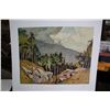 Image 1 : Print - 'Near Rockingham' by Alfred Joseph Casson (Group of 7 Artist) w/Certificate of Authenticity 
