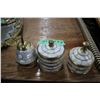 Image 1 : Three Containers Made of  Brass and Shell pcs