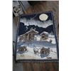 Image 1 : Fabric Throw with Scenic Picture