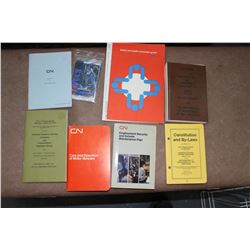 Bag Lot of C.N.R. Manuals