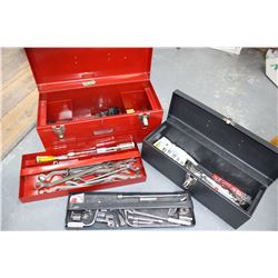 Two Tool Boxes - Complete with Tools