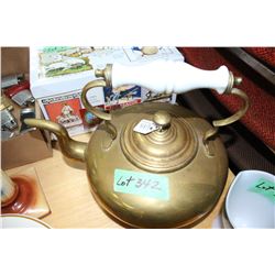 Victorian Brass Toddy Kettle