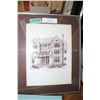 Image 1 : Signed Weber Print - Government House, Edmonton