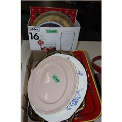 Two Boxes of Plates & Platters