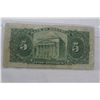 Image 2 : Bank of Montreal Five Dollar Bill