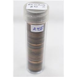 Canada One Cent Coins (Tube 45 - 50)