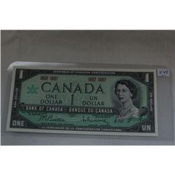 Canada One Dollar Bill (1)