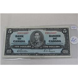 Canada Five Dollar Bill (1)