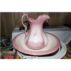 Ceramic Ewer and Wash Basin