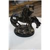 Image 1 : End of the Trail Statue - Stamped ©GA