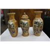 Image 1 : Two Vases and 1 Urn - Oriental Style