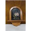Image 1 : Knick Knack Shelf with Mouse Painting by D. McCallister