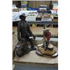 Image 1 : Two Figurines:  Cowboy "Stress Therapy" by Matt Hey and Cowboy ©1994 DHM