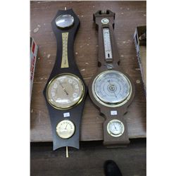 Two Barometers/Thermometers (Springfield and Europa)