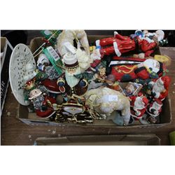 Collection of Christmas Ornaments and Decorations