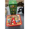 Image 1 : John Deere Box (Metal) and an "A-Team" Metal Lunch Box