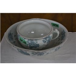 Chamber Pot and Basin