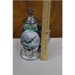 Wolf Beer Stein with Lid (Nice shape)