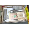 Image 1 : Flat with Knives, Wedding Containers and Match Holder