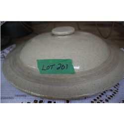 3 Gallon Crock Lid (Has Crack)