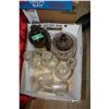Image 1 : Box of Milk Bottles and Jars