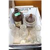 Image 2 : Box of Milk Bottles and Jars