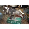 Image 2 : "Ride Sandy Ride" Electric Riding Horse w/Leather Saddle - All Metal Construction - 25¢ a Ride - Wor