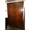 Image 2 : Homemade  Cedar Wardrobe with 2 Bottom Drawers; 80" Tall x 50" Wide x 20" Deep