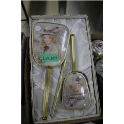Flat with a Dresser Set, Trinket Container, etc.