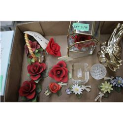 Flat with Rose Ornaments and Paper Weights