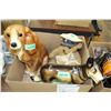 Image 1 : 2 Ceramic Dogs and a Sailor Bear