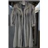 Image 1 : Silver Cross Mink Coat - Very Nice Condition - with Certificate from the Reiss Fur Company, Winnipeg