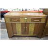 Image 2 : Dining Room Suite ** Table (with Butterfly Leaf), Chairs, China Cabinet & Buffet ** 1950's Style