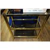 Image 1 : Brass and Glass Book Shelf