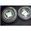 Image 1 : Rubber Tire Ashtrays (2) - 1 is a Dominion and 1 is a Sieberling