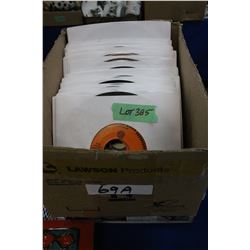 Box with 40 - 45 rpm Records