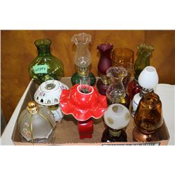 Flat with 12 Miniature Oil Lamps