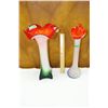 Image 1 : Two Tall Decorator Glass Vases