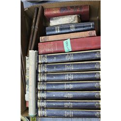 Box of Hard Cover Books