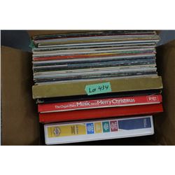 Box of Vinyl Records (33 rpm)