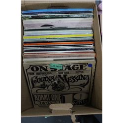 Box of Vinyl Records (33 rpm)