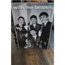 Photograph of 'The Beatles' - Mounted on a 24  x 36  Board