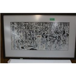 Two Indians on Horseback Print by Bev Doolittle (with a Red Fox Among Birch Trees)