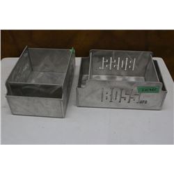 Two 'Boss Mfg' Aluminum Boxes